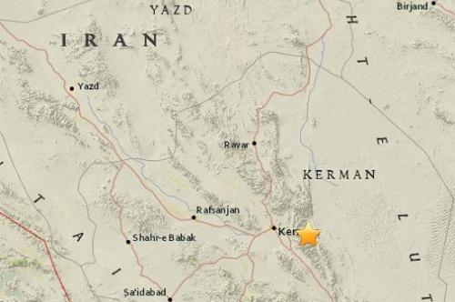 伊朗东南部发生5级以上地震 造成当地通讯中断